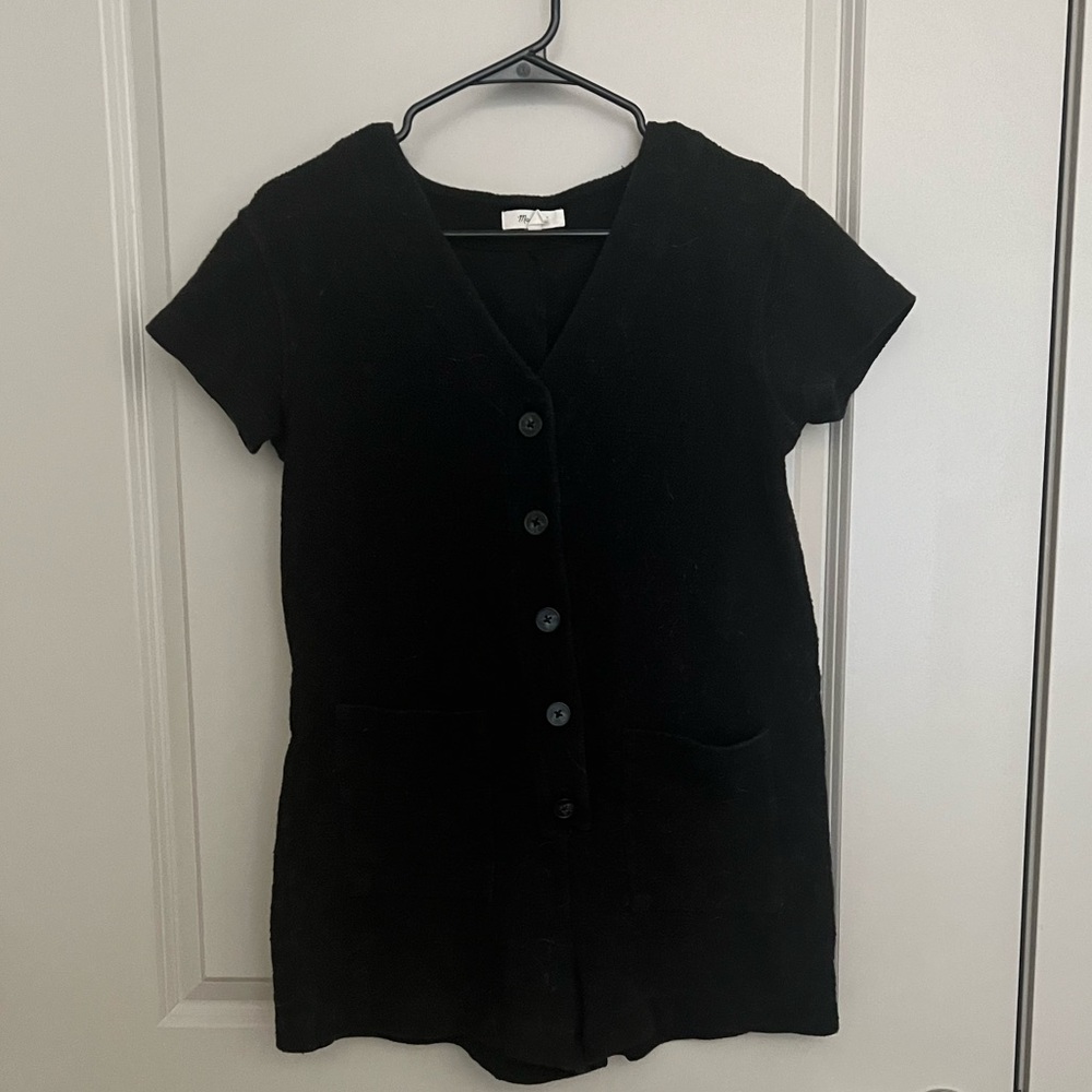 Madewell Black Romper